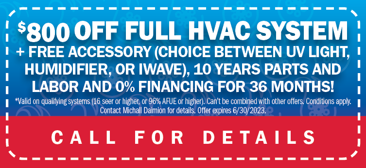 $800 Off Full HVAC System