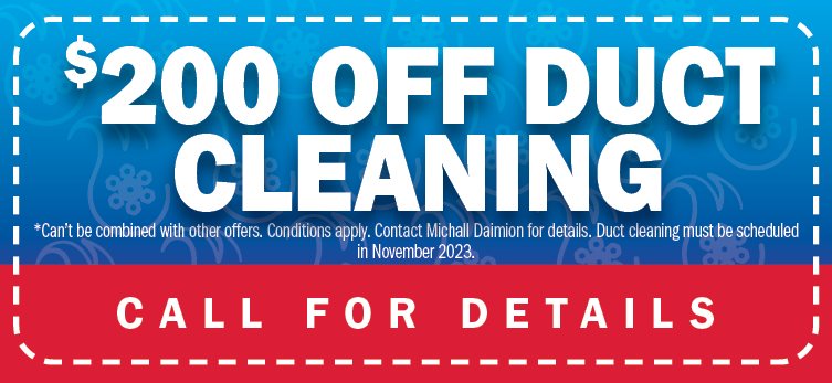 $200 Off Duct Cleaning - Call for details