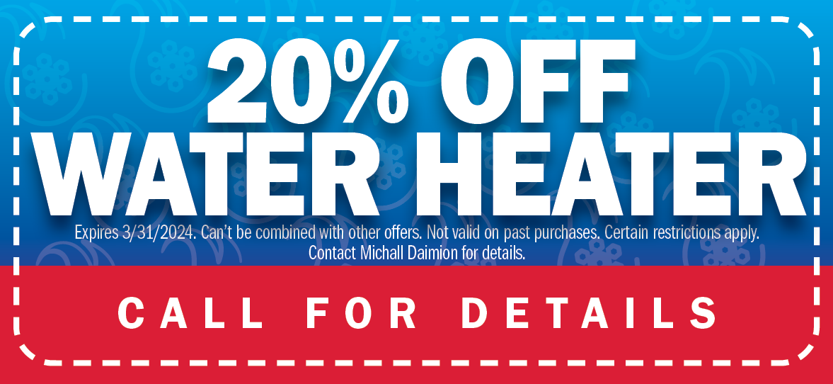 20% off Water Heater