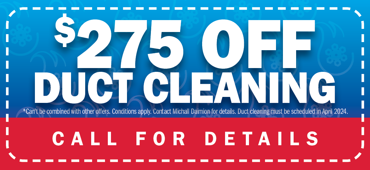 $275 Off Duct Cleaning