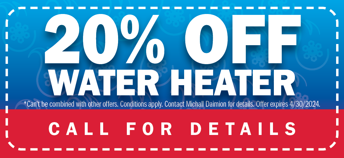 20% off Water Heater