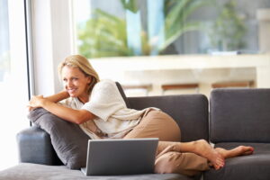 relaxed-woman-near-windows